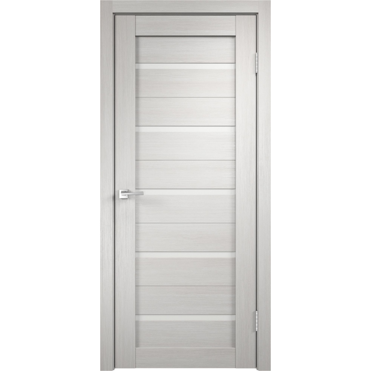 Дверь межкомнатная Дюплекс 60x200 см, ПВХ, цвет белёный дуб