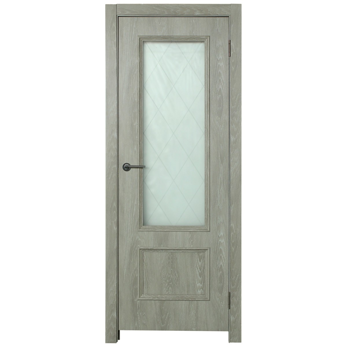 Дверь межкомнатная остеклённая Престиж 60x200 см цвет дуб
